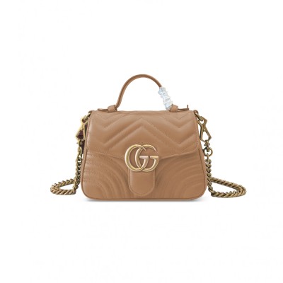 GUCCI GG MARMONT MINI TOP HANDLE BAG ‎‎‎547260 (21*15.5*8cm)